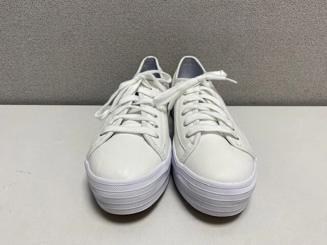 Keds Womens Triple kick Leather Sneaker White US 9 UK 6.5 EU 40