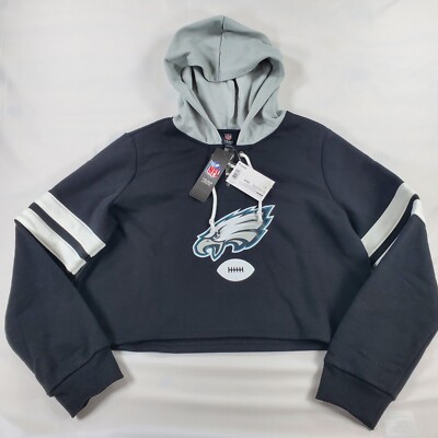Philadelphia Eagles Mid-drift Hoodie Womens Size Large NFL Team Apparel FOCO USA