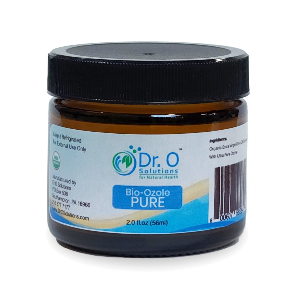 Bio-Ozole Pure 2 oz Aceite de oliva orgánico totalmente ozonizado Tratamiento del acné úlceras