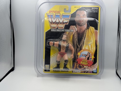 WWF Hasbro Razor Ramon Wrestling Figure Yellow Car...