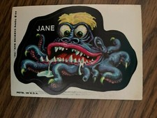 1965 Topps Ugly Stickers Trading Cards 15