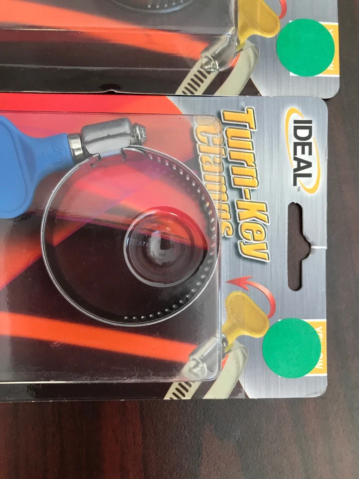 Lote de 4 abrazaderas de manguera llave en mano IDEALES acero inoxidable 3/4" - 1-3/4" 2-Pac 807Y20052 Foto 3 de 4