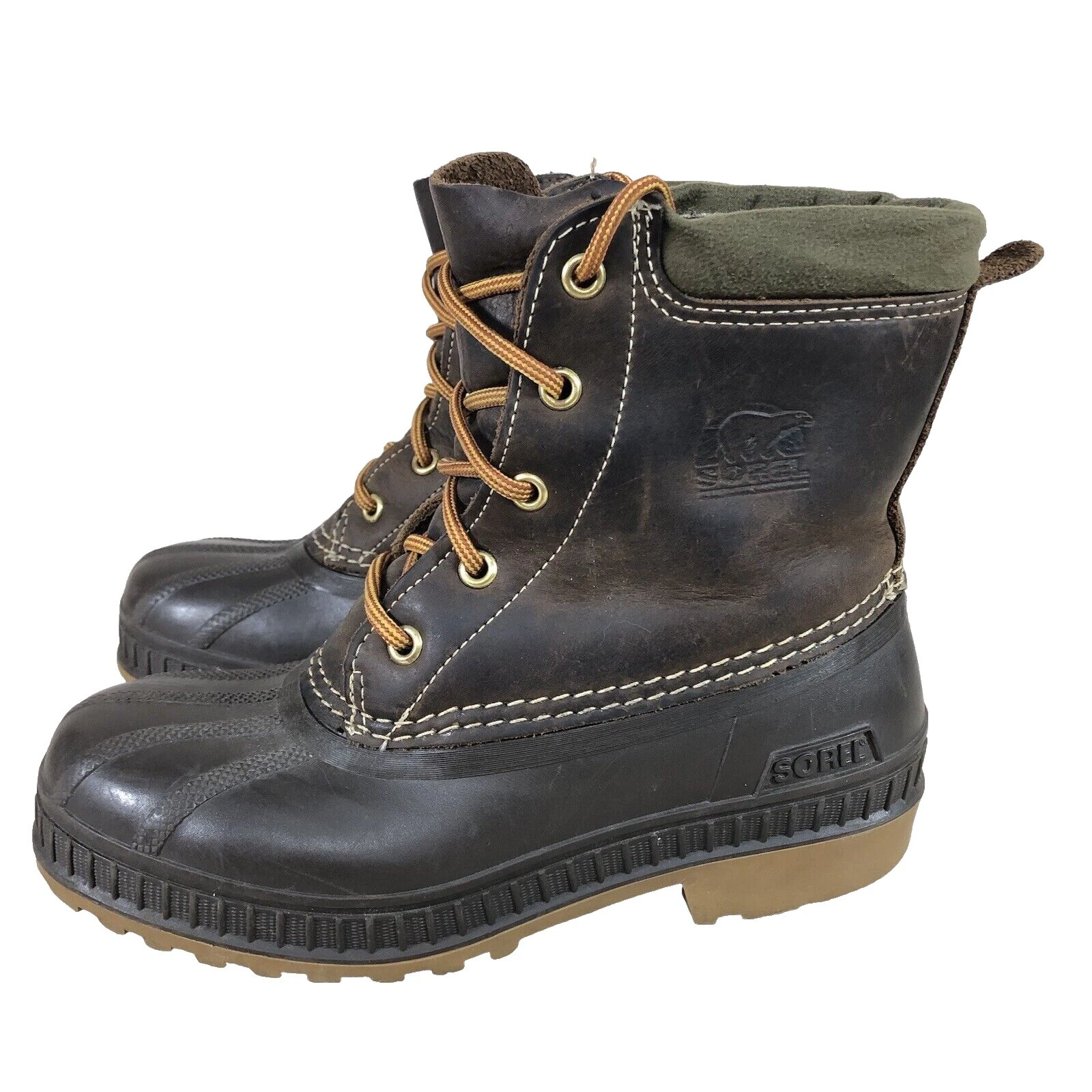 Коричневая кожаная верхняя обувь Sorel для мальчиков