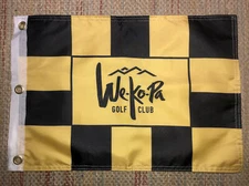 WE-KO-PA GOLF CLUB ARIZONA PGA TOUR PIN FLAG W GROMMETS FREE SHIP AUTOGRAPHS