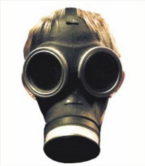The Empty Child Doctor Who Monster Official Single Fun CARD Party Face Mask