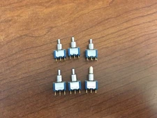 (Lot of 6) Dialight 570-12 Toggle Switch 3 Position ON/OFF/ON NOS 