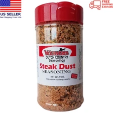 Weavers Dutch Country Steak Dust Seasoning 9oz – BBQ Grill Rub (EXP 01/29/2026)