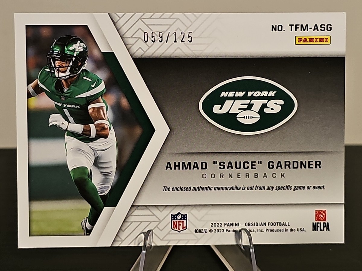 2022 Panini Obsidian - Trifecta Material #TFM-ASG Ahmad Gardner