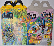 1993 McDonald's Happy Meal Box-Batman: The Animated Series Box D