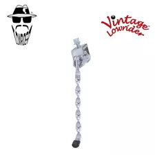 VINTAGE LOWRIDER Flat Twisted Kickstand Center 8" Chrome Lowrider Bicycle.