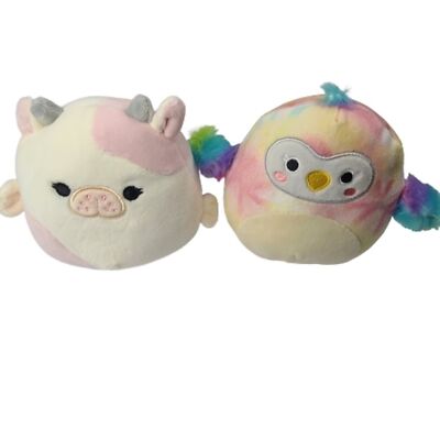 Squishmallows NWOT 5'' Bundle of 2 Malia the Seacow and Carmella the Toucan