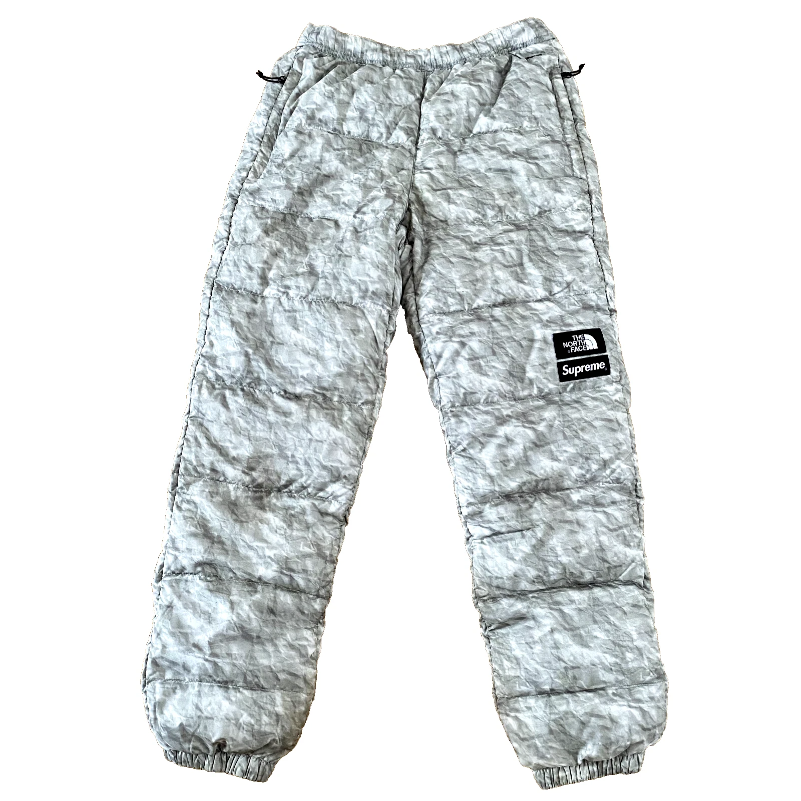 Petit pantalon Supreme The North Face papier imprimé Nuptse Down boîte extérieure logo