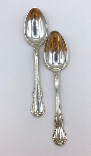 Towle Sterling FRENCH PROVINCIAL Teaspoons 5-7/8" Circa 1948 EUC Lot of 2 - Picture 6 of 7