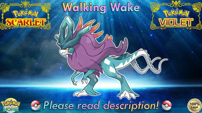  Non-shiny Walking Wake Past Paradox 6IV Scarlet Violet HOME ( Legal)