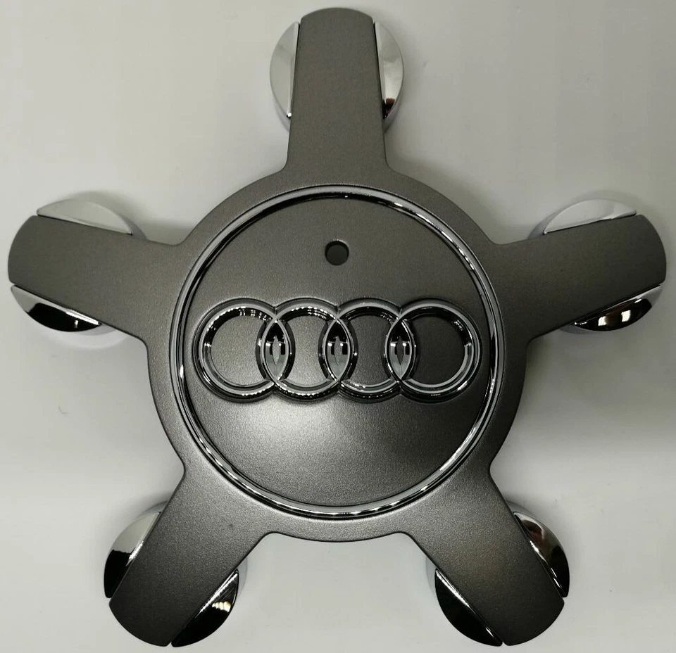 KIT 4 COPRIMOZZO Cerchio Lega Fregio Stemma Ruota Logo AUDI A1 A3 A4 A5 A6 Q3 - Image 2 of 3