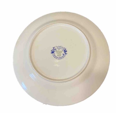 Christina Porcelain Dresden CLASSIC Blue Rose 12” PLATE Seltmann