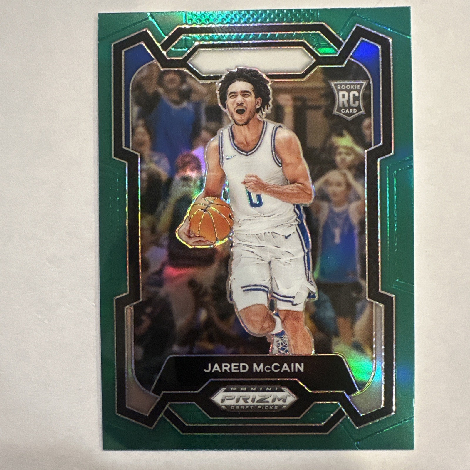 2024 Panini Prizm Draft Picks - Jared McCain #35 Green Prizm (RC)