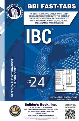2024 International Building Code (IBC) Fast-Tabs 