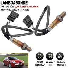 Für ALFA ROMEO 166 156 147 Mito GT Fiat Panda Punto Doblo 2X Lambdasonde Vor Kat