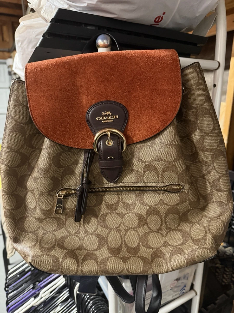 coach leather backpack products for sale | eBay