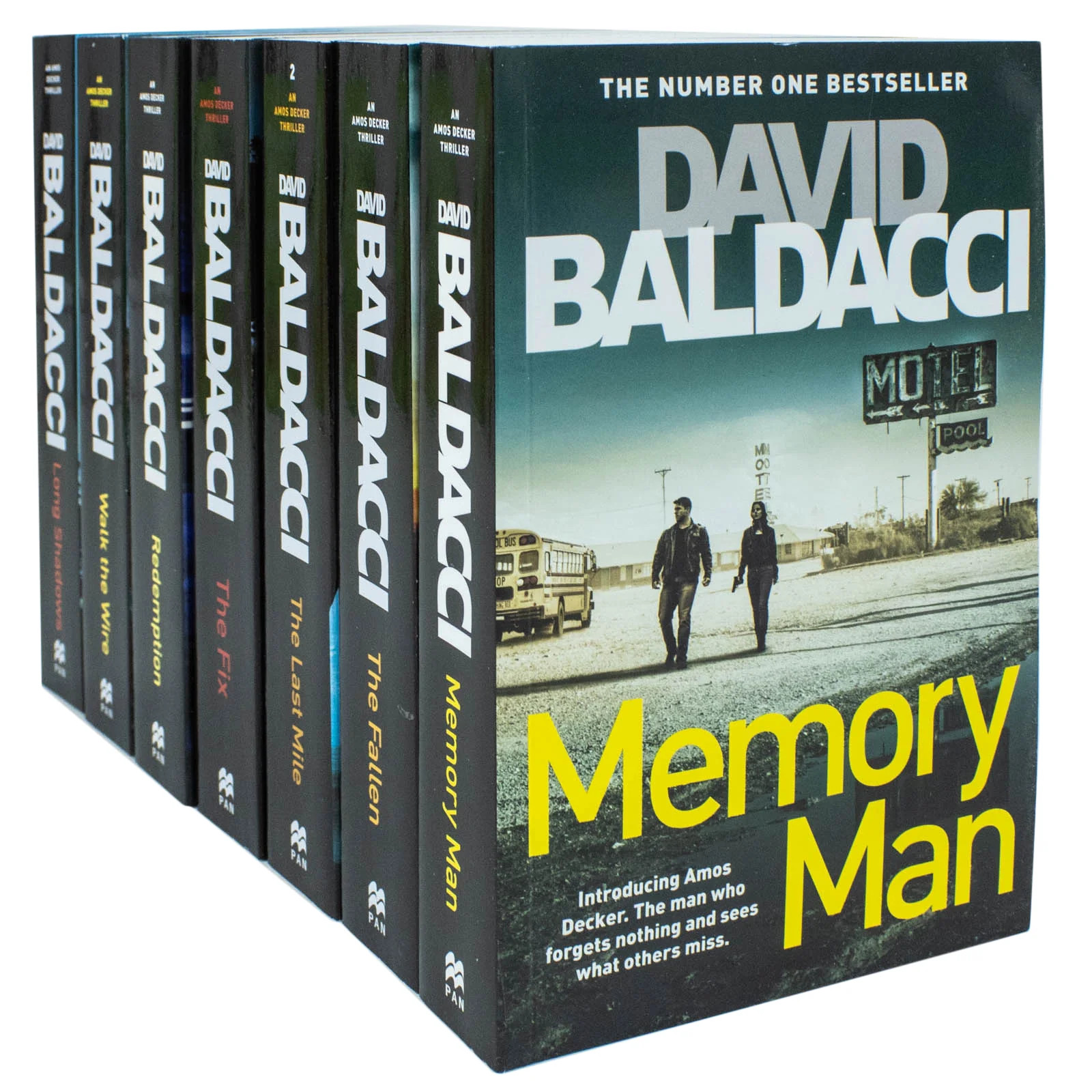 David Baldacci Amos Decker 7 Book Set - Memory Man, Last Mile,  | David Baldacci