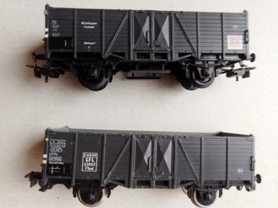 Piko H0, Set  De 2 Vagónes Mercancías, Buen Estado, Sin Embalaje Original 