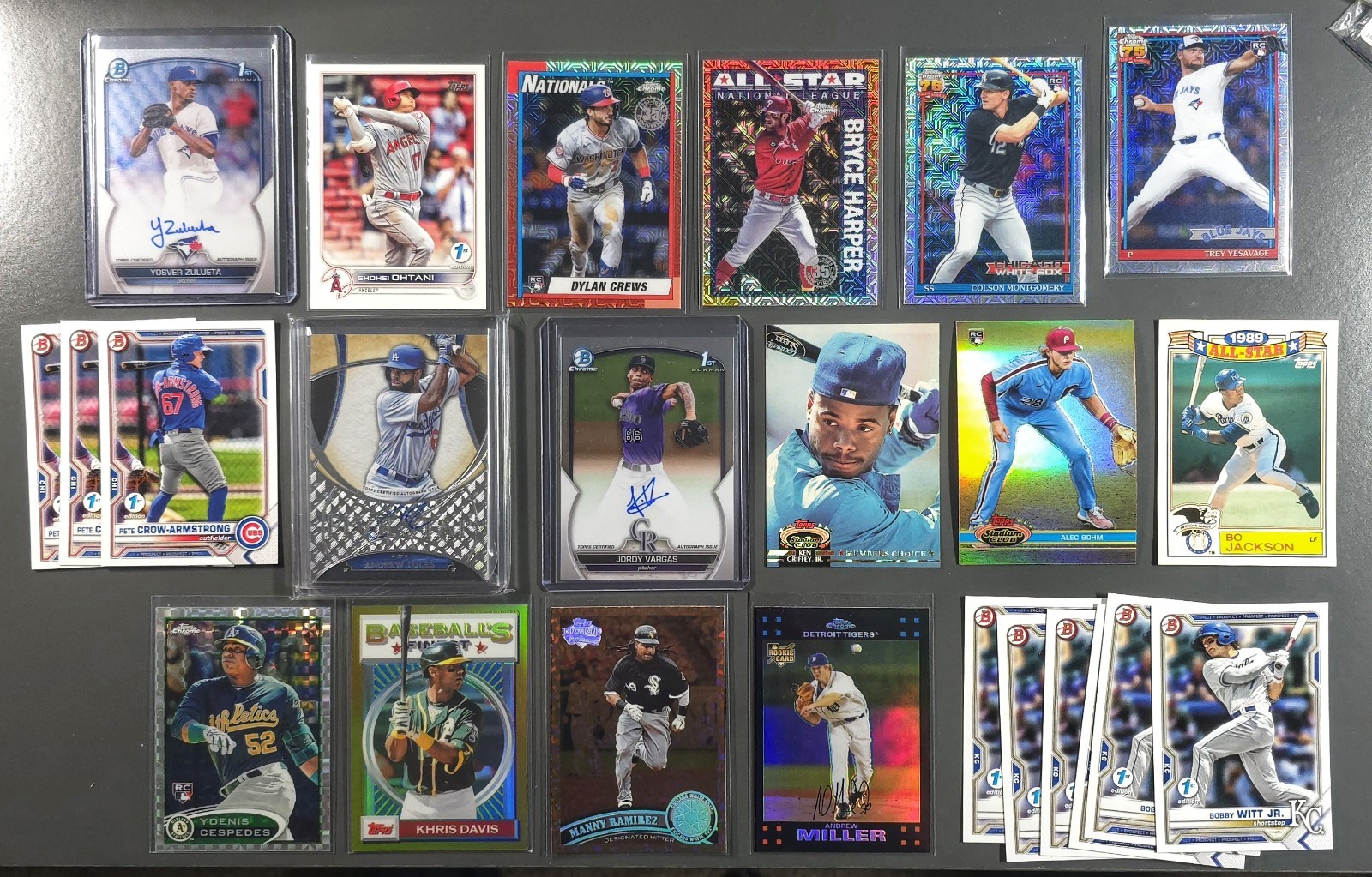 Huge BASEBALL Lot - Over 650 Cards - Rookies, Auto, Numbered, Short Print, RC view 1