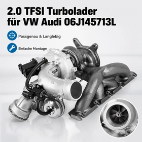 Hochleistungs Turbolader 2.0 TFSI Für VW Audi Seat Tiguan A3 Passat 06J145713L/K