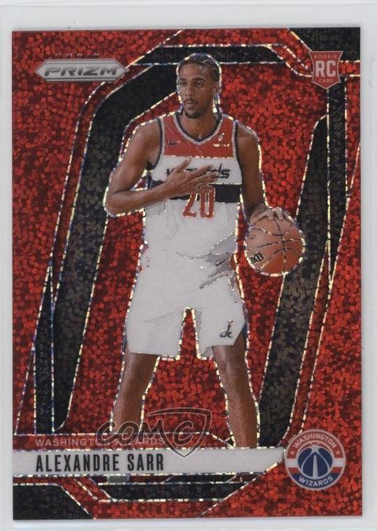 2024-25 Panini Prizm Red Sparkle Prizm Alexandre Sarr #264 Rookie RC