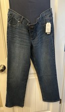 Women Time And Tru Straight Maternity Jeans - New Size M 8-10.
