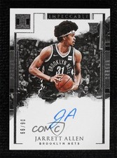 2017-18 Panini Impeccable Rookie Auto 6/99 Jarrett Allen #113 Auto 0d44