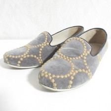 mina perhonen aina embroidered pumps and flats, VS7235, size 35, gray Women USED