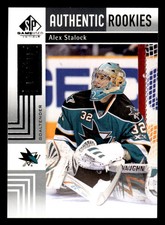 2011 SP GAME USED ALEX STALOCK 107 MINT RC 159/699 HOCKEY SAN JOSE SHARKS