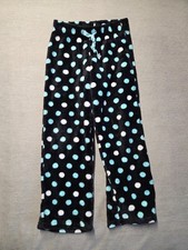 Justice Pajama Girls Size 8 Black Pull On 100 Polyester Relaxed Fit Sleepwear