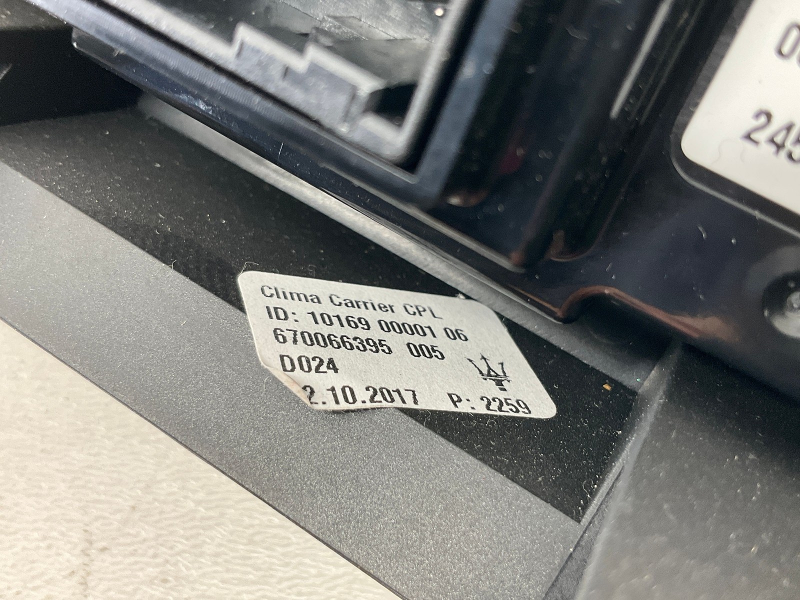 14-20 MASERATI Ghibli A/C Air Heater Temperature Fan Climate Control CM