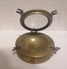 Posacenere in ottone in stile marinaro Scandinavia 