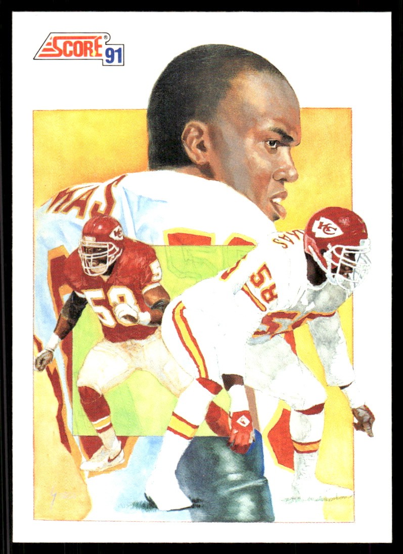 Derrick Thomas 1991 Score #666 Chiefs NFL READ FREE SHIPPING AutographDen