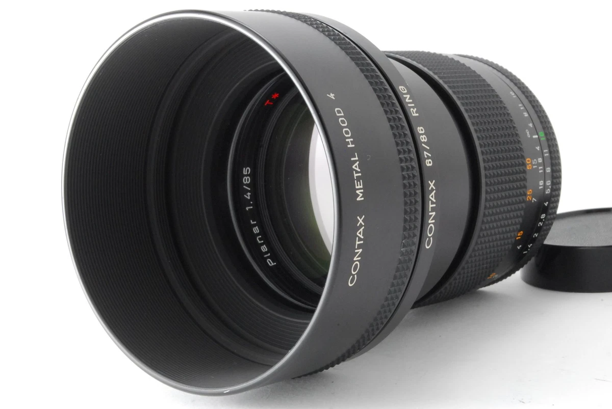 CarlZeiss Planar85mm f1.4 CONTAXメタルフード4付 Contax f/1.4 Lenses 85mm Focal for sale | eBay