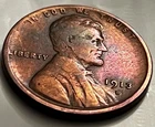 1913-D Lincoln Wheat Cent Denver Mint Low Mintage Toned Early Date Penny JC1713
