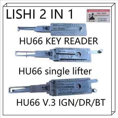 2026 NEW Lishi 2in1 Tool HU66 READER HU66 signal lifter HU66 V.3 Fit For VW/Audi