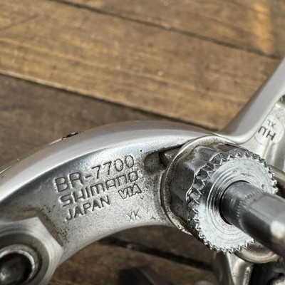 Vintage Shimano Dura-Ace BR-7700 Caliper Brakes Set Silver Road
