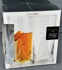 GATSBY PATTERN SET OF 4 Glasses By BOMBAY