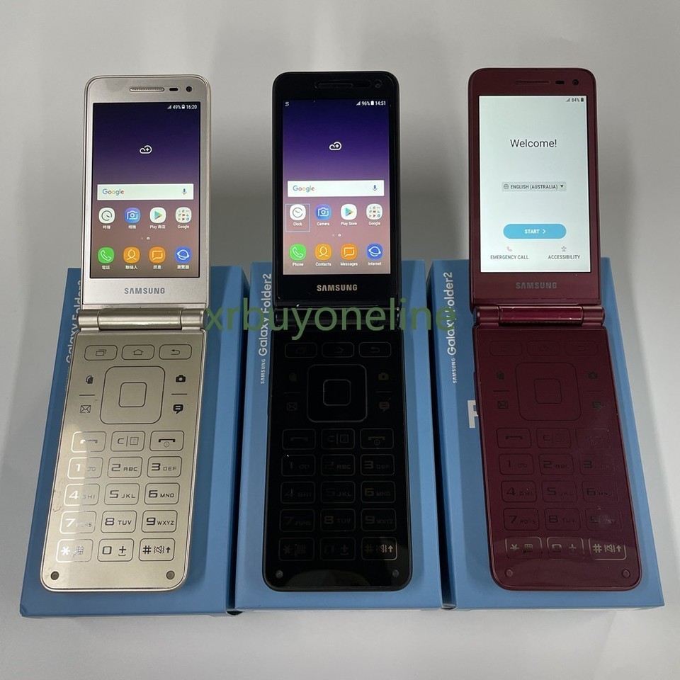 NewSealed Samsung Galaxy Folder2 G160N Flip Android 16/32GB Unlocked ...