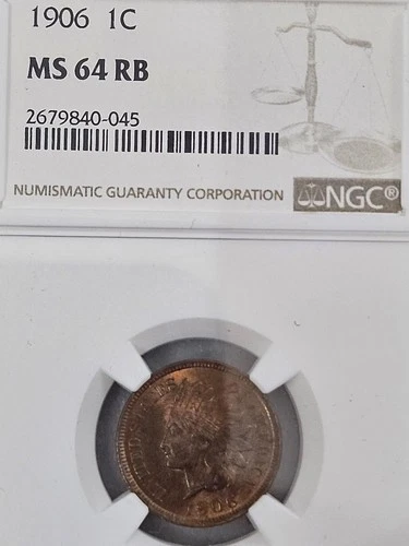 1906 MS 64 RB Cent