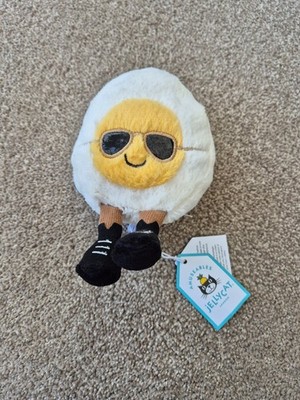 JELLYCAT AMUSEABLES GEKOCHTES EI SCHICKES WEICHES PLÜSCHTIER OFFIZIELL 100 % ORIGINAL NEU MIT ETIKETT