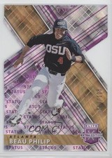 2019 Panini Elite Extra Edition Status Purple Die-Cut 13/125 Beau Philip #60 s3g