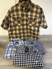 4 Ariat Pro Series Relentless Shirt Mn's Large 3 Long 1 Short Sleeve Lot of 4