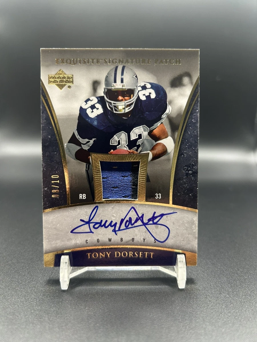 Tony Dorsett Football Sports Trading Card Singles Serial Numbered