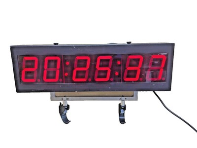 Industrielle Zeitsynchronisation LED Uhr Masterclock TCD 46 4 Zoll Display