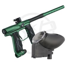NEW Empire Axe 2.0 Paintball Gun - Dust Green/Dust Black & JT Revolution Loader